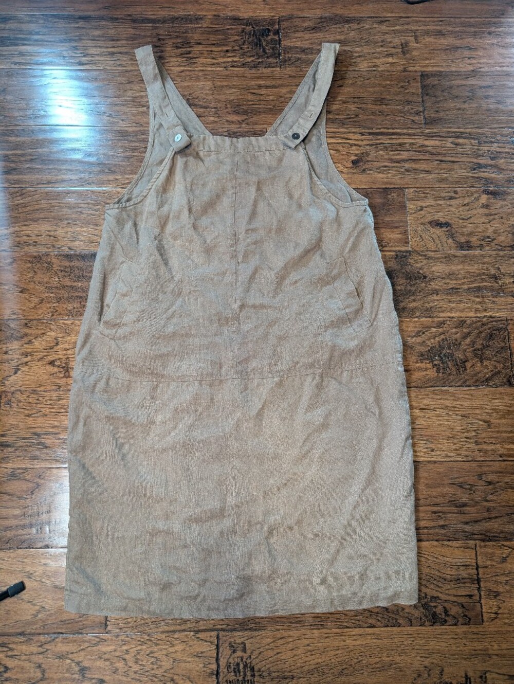 Frockk 100% Linen Designed in Australia Brown Dress Natural Size Medium